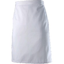 Zástěra keprová pas bílá