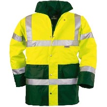 Parka HI-WAY, žlutá + zelená