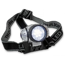 7LED čelová svítilna